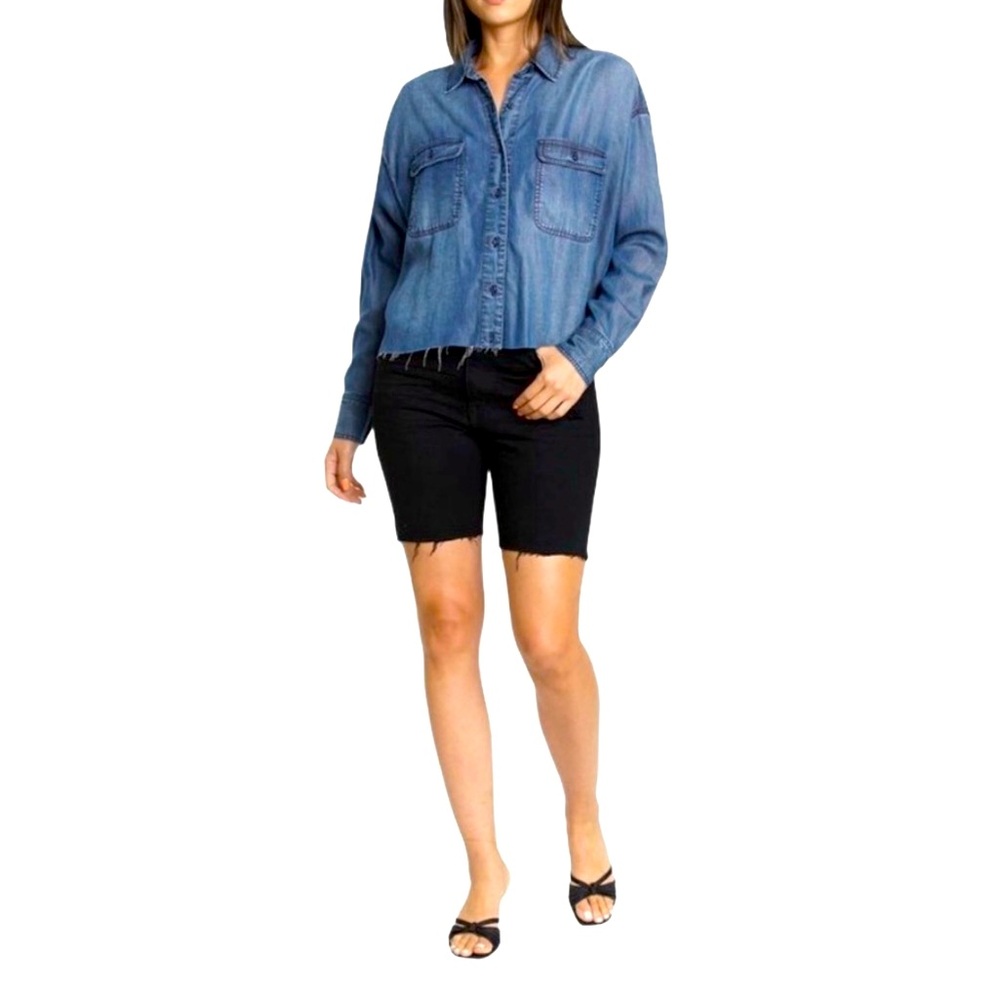 🎉HP🎉 Cropped denim shaket
